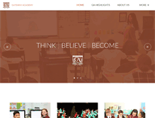 Tablet Screenshot of gatewayacademyny.org